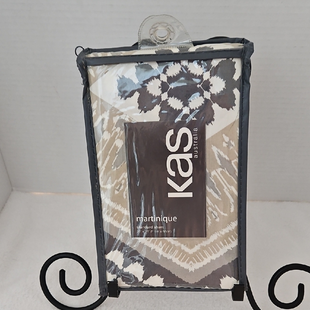 Kas Australia Vintage Martinique Cotton Standard Pillow Sham